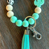 Cactus Western Keychain - Blush & Cactus