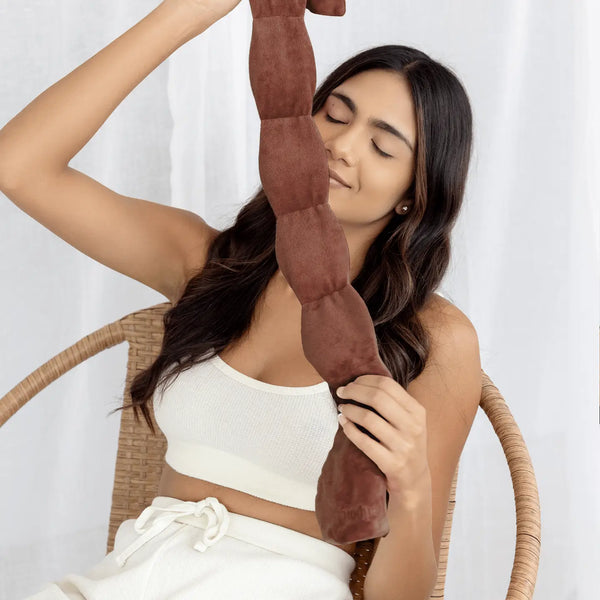 Mocha Weighted Sleep Mask - Eye Mask - Blush & Cactus