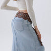 WESTERN CIRCLE BELT TURQUOISE EMBELLISHED - Blush & Cactus