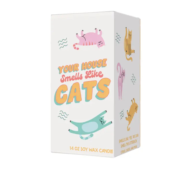 Your House Smells Like Cats Candle (Funny, Cat Lover)