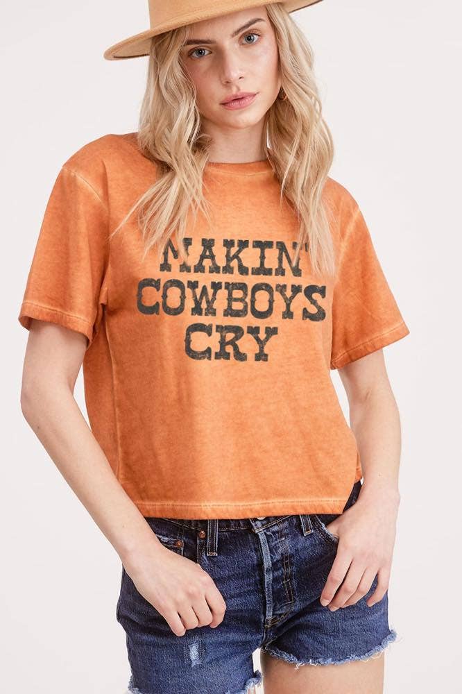Makin' Cowboys Cry Graphic Tee