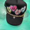 Mixed Hearts Trucker Hat Chain