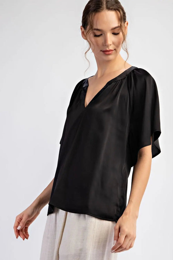 Simply Chic Blouse - Blush & Cactus