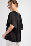 Simply Chic Blouse - Blush & Cactus