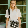 Paulina Nylon Waterproof Multi-Compartment 10" Crossbody Bag