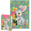 Vintage Bunny 96 Piece Puzzle - Blush & Cactus