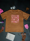 Check It * Saddle Graphic Tee - Blush & Cactus