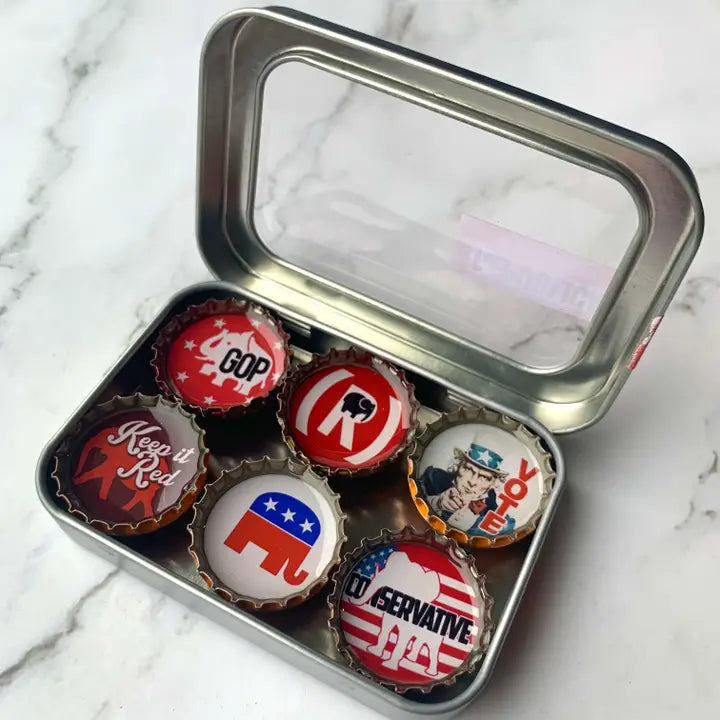 Republican Magnets - Handmade & Eco-Friendly Decor