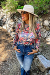 Floral Long Sleeve Mesh