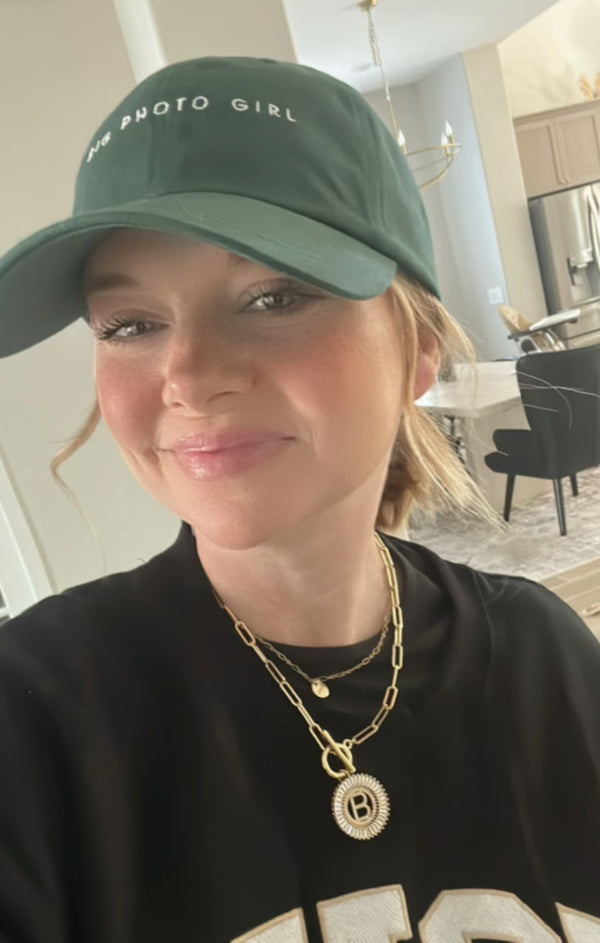 Paperclip Chain Radiant Initial Necklace Special Order