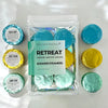 Retreat Shower Steamers 6 Pack - Made in USA - Blush & Cactus