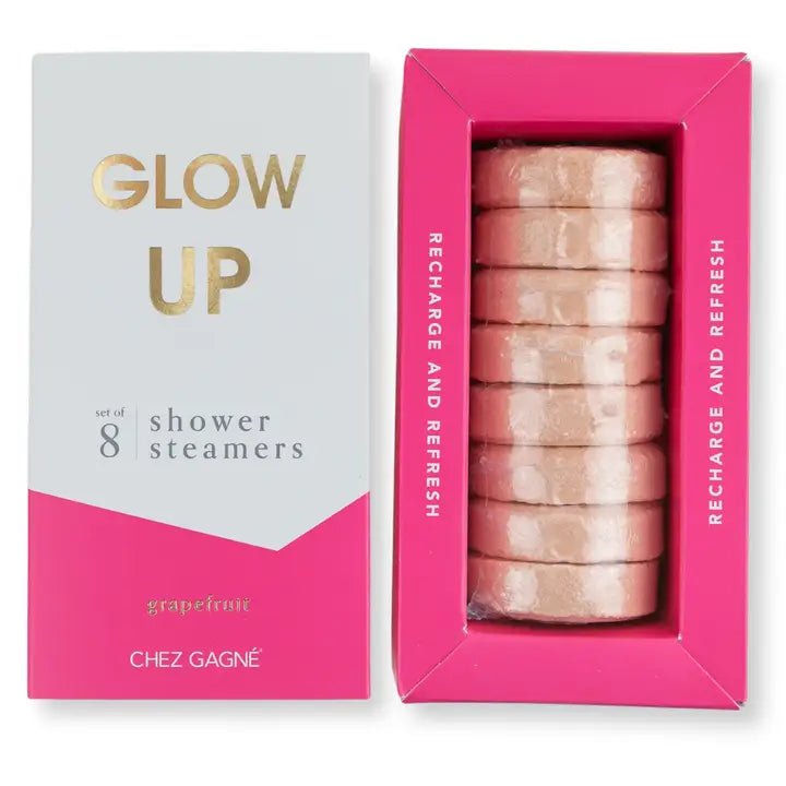 Glow Up - Aromatherapy Shower Steamers - Grapefruit - Set of 8 - Blush & Cactus
