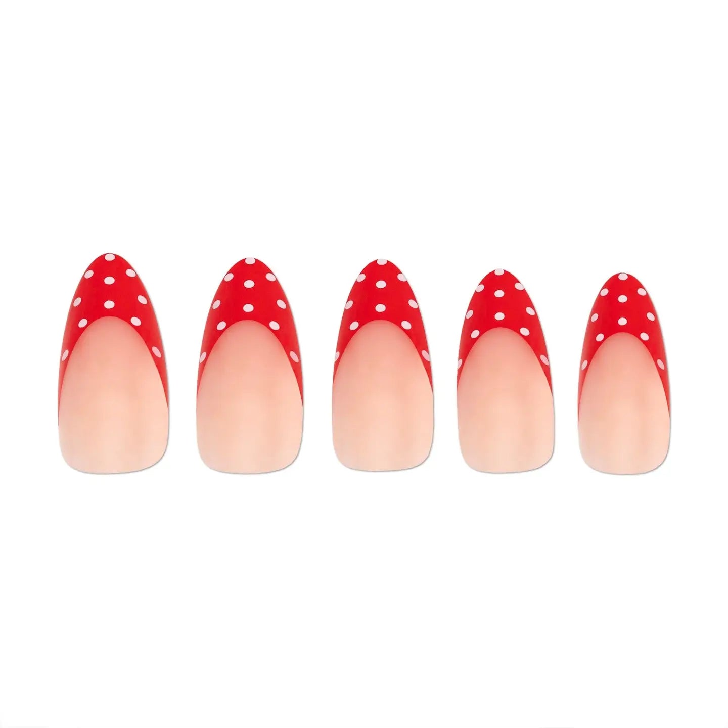 PaintLab Red Polka Dot Press - On Nails - Blush & Cactus