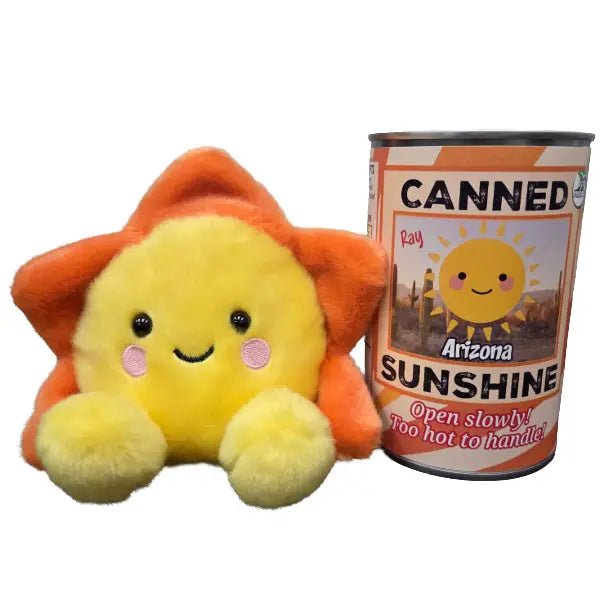 Arizona Edition - Ray the Canned Sunshine - Sun Plush - Blush & Cactus