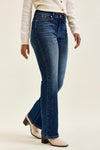 Judy Blue Mr Daisy Bootcut W/ Harness Trim Dk Sunset Ride