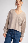 eesome Long Sleeve Sweater Top - Curvy Size