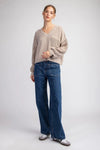 eesome Long Sleeve Sweater Top - Curvy Size