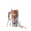 Wide Wyoming Tumbler in Brown and White - Blush & Cactus
