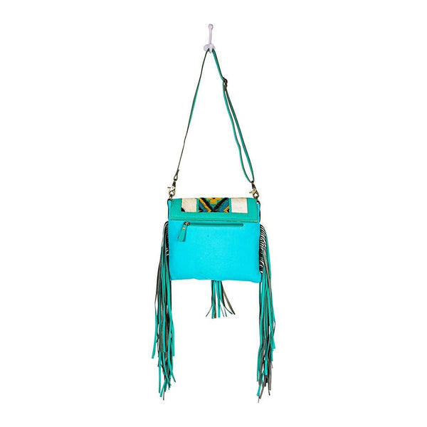 Tonga Ridge Canvas & Hairon Bag - Blush & Cactus