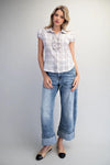 Easy Going Plaid Top