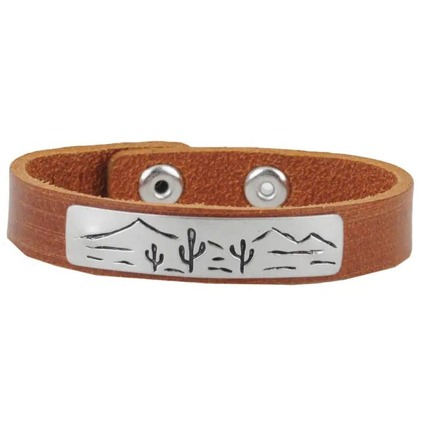 Cactus Landscape Bracelet - Blush & Cactus