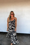 Safari Nights Dress - Blush & Cactus