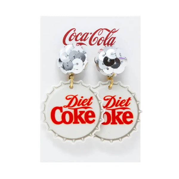 Coca-Cola® Diet Coke Bottle Cap Earrings