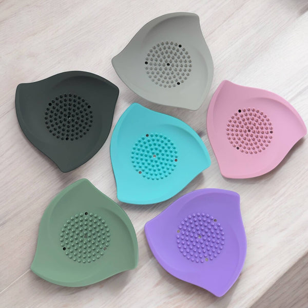 Shower Steamer Tray - Silicone Soap Tray - Blush & Cactus