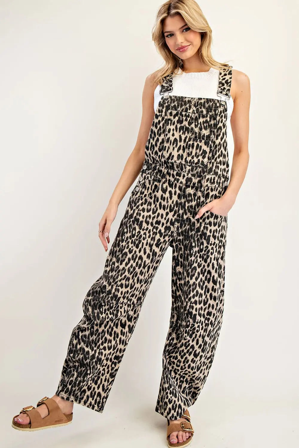 eesome Leopard Printed Barrel Leg Jumpsuit ✨