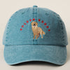 GOLDEN BUDDY Dog Embroidered Cotton Baseball Cap
