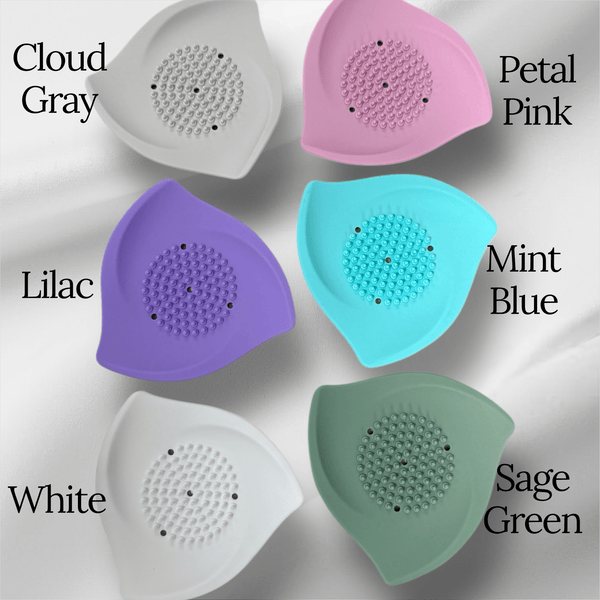 Shower Steamer Tray - Silicone Soap Tray - Blush & Cactus