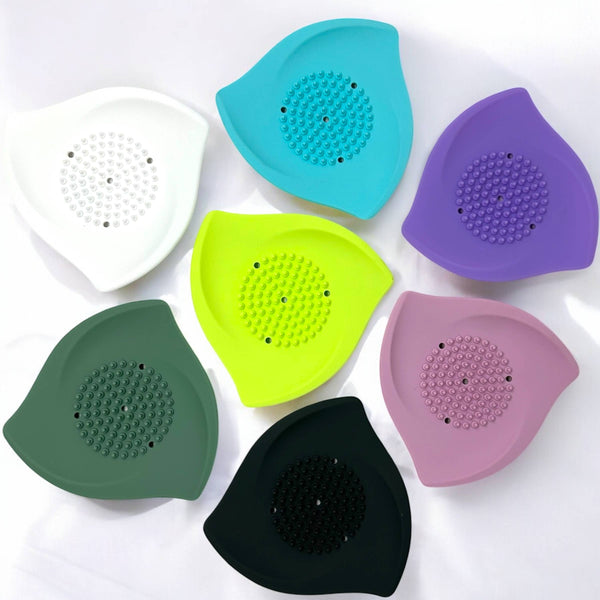 Shower Steamer Tray - Silicone Soap Tray - Blush & Cactus