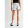 Mica High - Rise Shorts Chess Print - Blush & Cactus