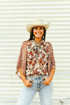 Cowboy Cheetah Top
