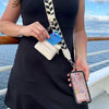 Clip & Go Strap w/Zippered Pouch - Blush & Cactus