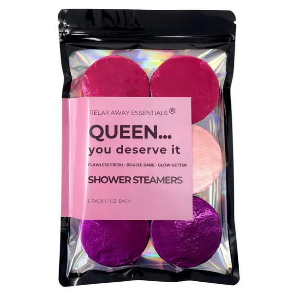 Queen - Shower Steamers 6 Pack - Made in USA - Spa Tablets - Blush & Cactus
