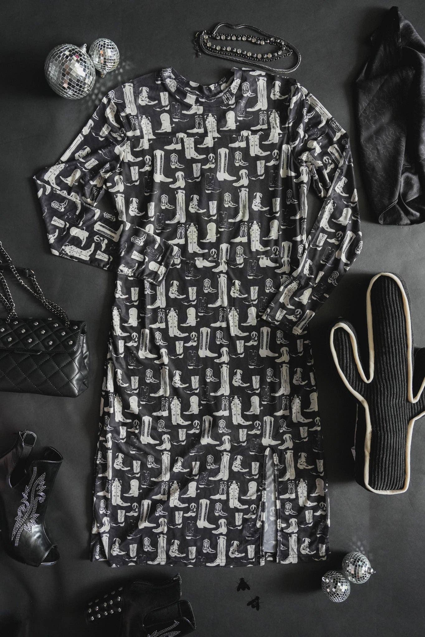 WE BE SCOOTIN' MESH Mesh Dress - Blush & Cactus
