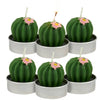 Cactus Tealight Candle Set - Blush & Cactus