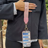 Clip & Go Strap w/Zippered Pouch Classic - Blush & Cactus