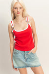 Red, White & You Tank - Blush & Cactus