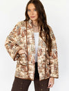 Cowboy Quilted Jacket - Blush & Cactus