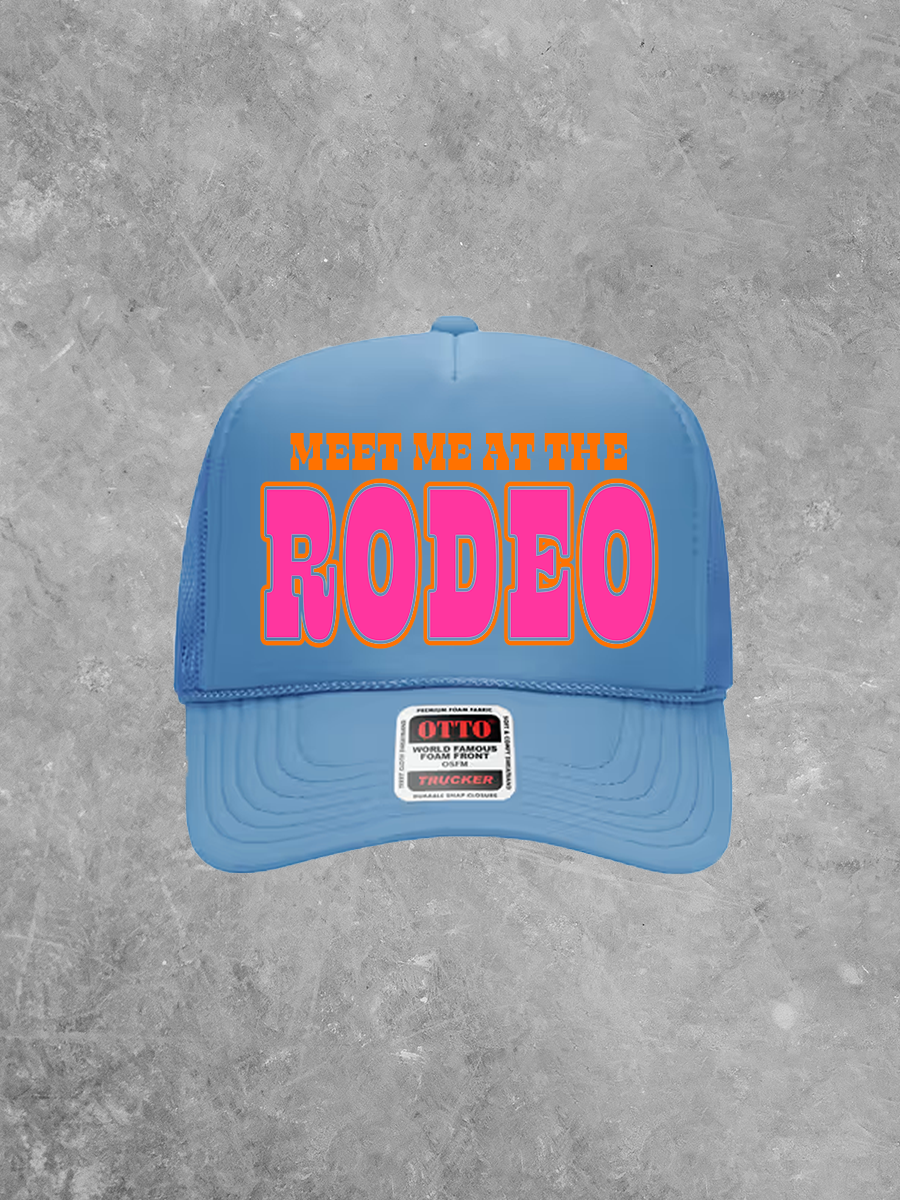 Meet Me At The Rodeo, Western Trucker Hat