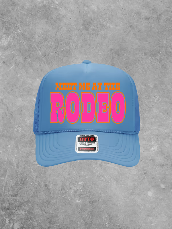Meet Me At The Rodeo, Western Trucker Hat