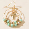 Serenity Earrings in Aqua Gold - Blush & Cactus