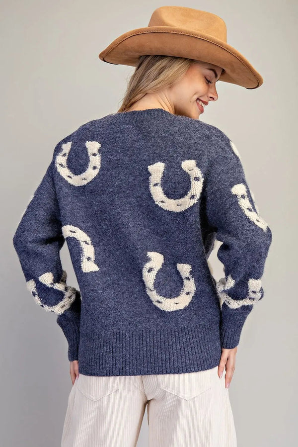 eesome Textured Horse Shoe Button Down Cardigan ✨ - Blush & Cactus