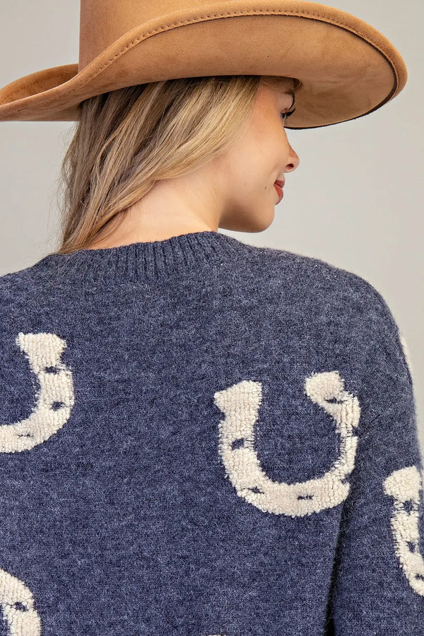 eesome Textured Horse Shoe Button Down Cardigan ✨ - Blush & Cactus