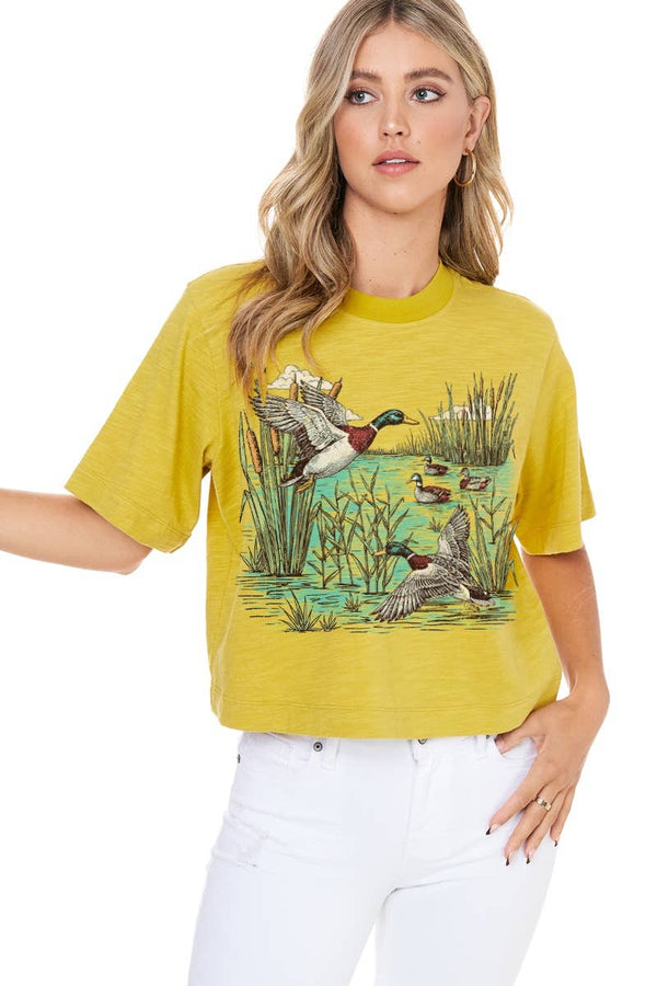 Mallard Ducks Vintage Graphic Tee