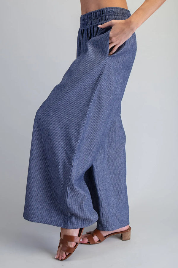 Easy Does it Wide Leg Pant - Blush & Cactus