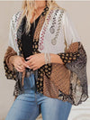 Natural Bohemian : Embroidered Short Shrug - Blush & Cactus