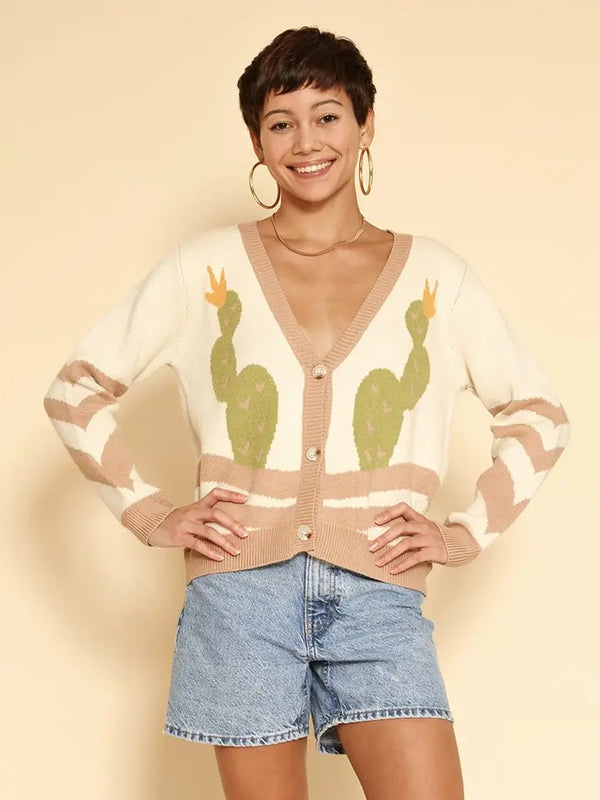 Desert Cactus Cardigan